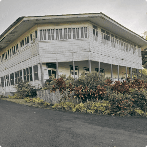 Exterior view of the historic house